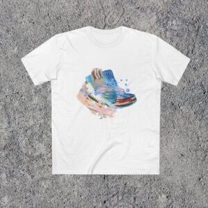 Abstract Art White T-Shirt